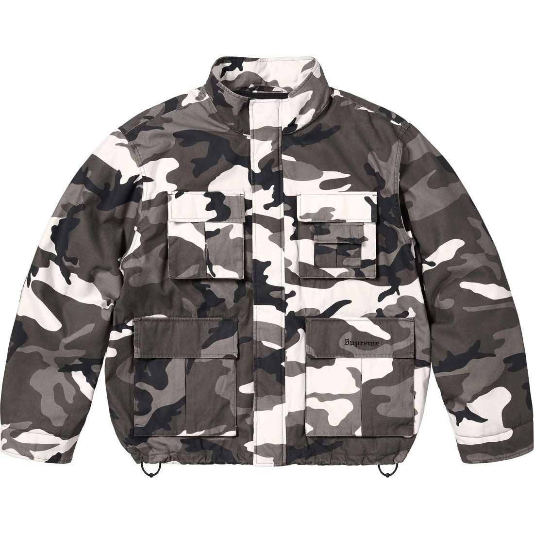 Supreme Supreme Aphex Twin Alpha Industries Cargo Jacket (SS25) - Snow Camo - $398