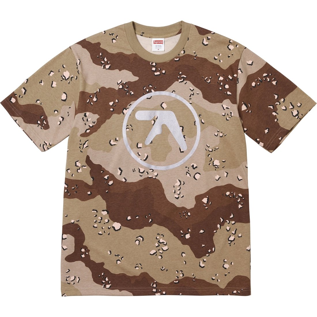 Supreme Supreme Aphex Twin Ambient Works Tee (SS25) - Chocolate Chip Camo - $54