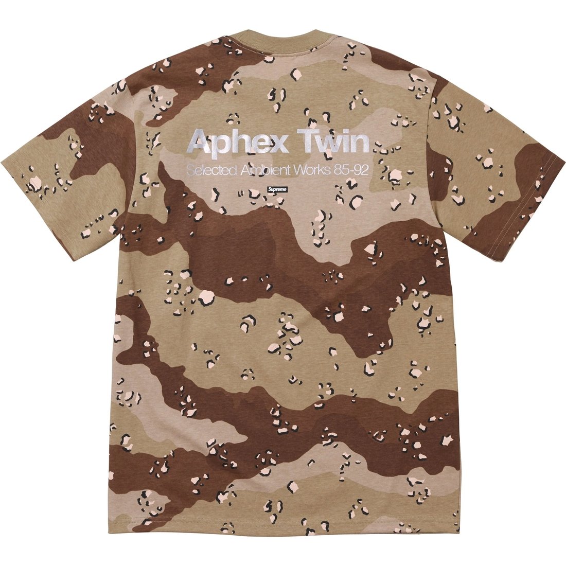 Supreme Supreme Aphex Twin Ambient Works Tee (SS25) - Chocolate Chip Camo - $54