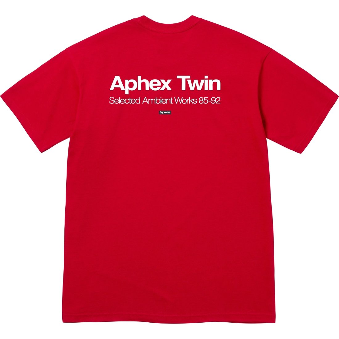 Supreme Supreme Aphex Twin Ambient Works Tee (SS25) - Red - $54