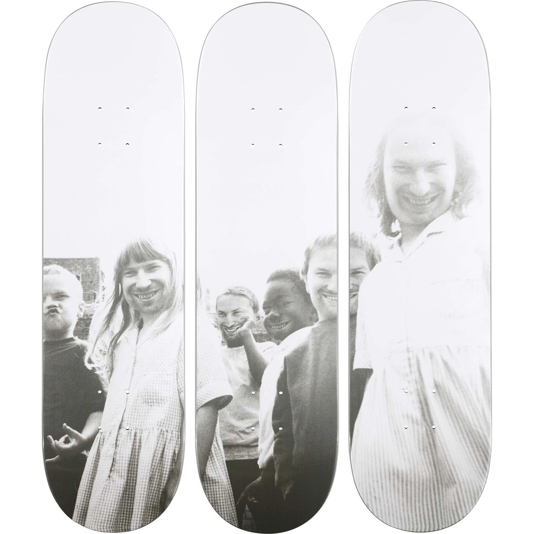 Supreme Supreme Aphex Twin Come To Daddy Skateboard (Set of 3) (SS25) - Multicolor - 8.5" x 32.25" - $294