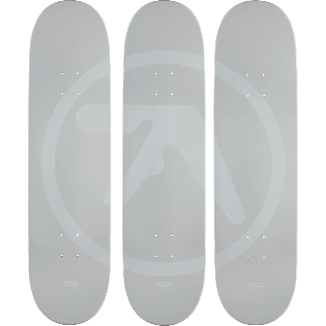 Supreme Supreme Aphex Twin Come To Daddy Skateboard (Set of 3) (SS25) - Multicolor - 8.5" x 32.25" - $294