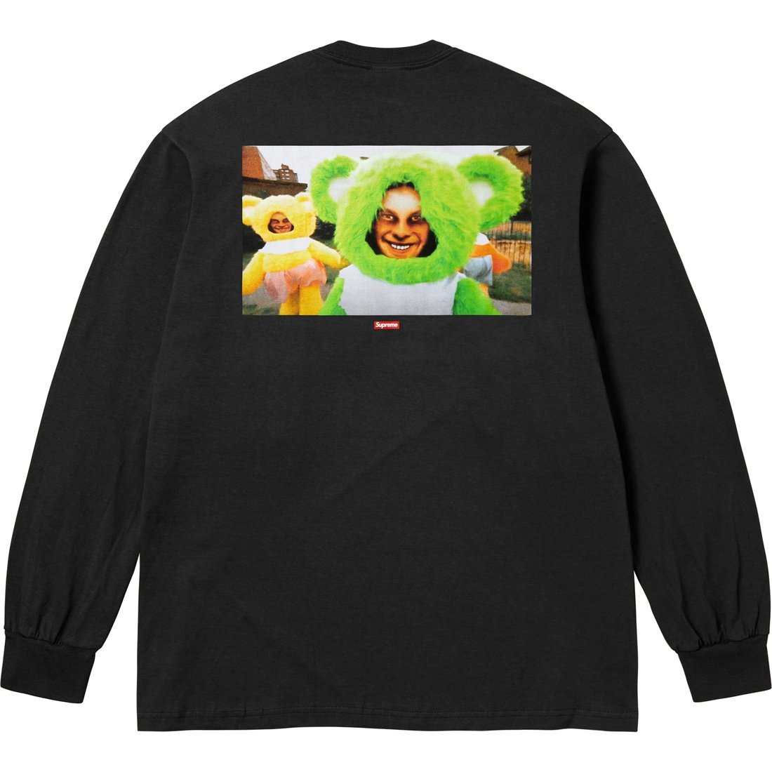 Supreme Supreme Aphex Twin Donkey Rhubarb L S Tee (SS25) - Black - $58