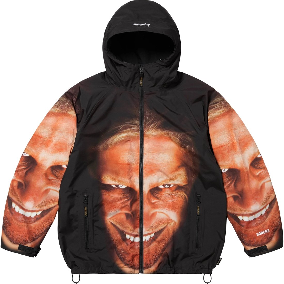 Supreme Supreme Aphex Twin Reversible GORE-TEX Hooded Jacket (SS25) - Black - $598