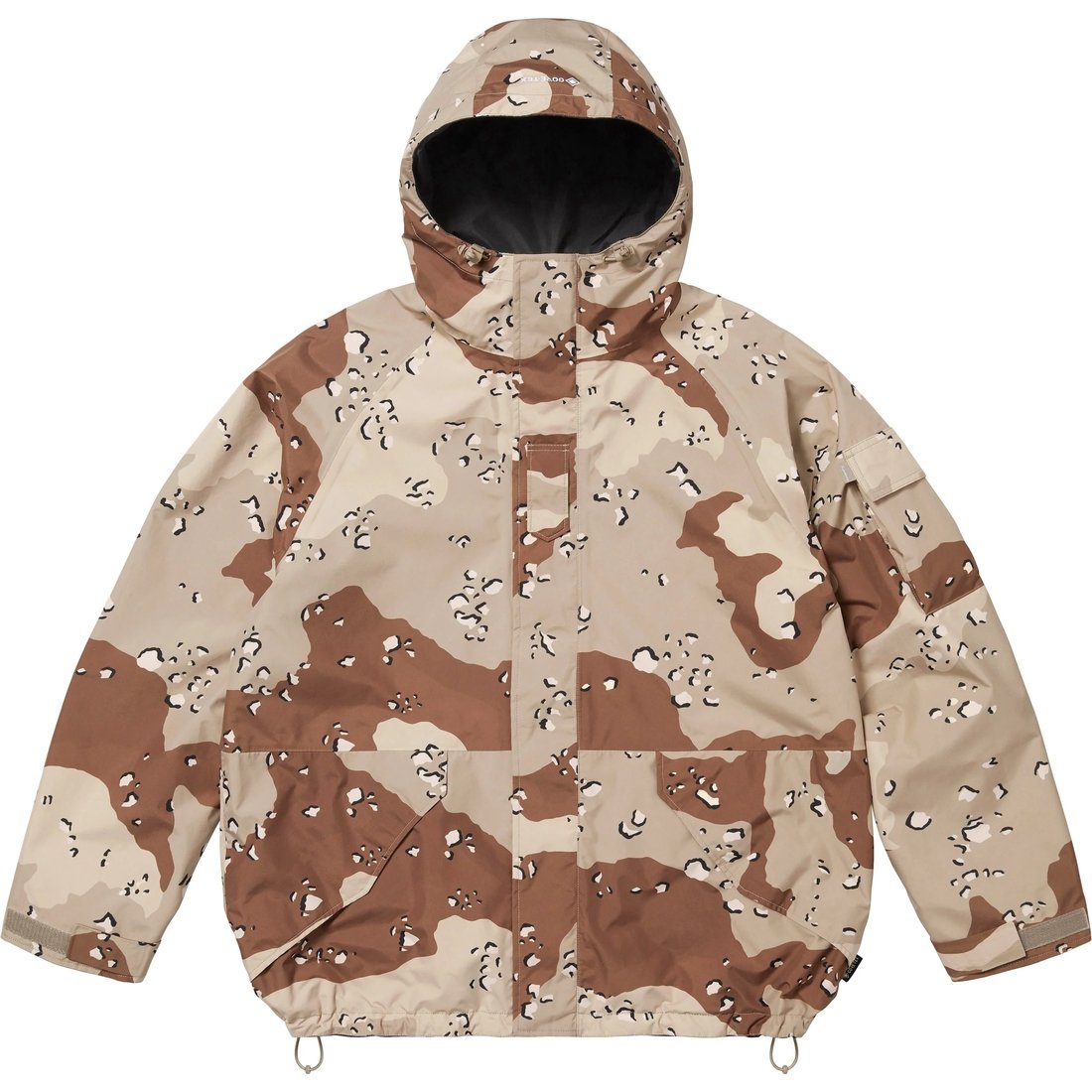 Supreme Supreme Aphex Twin Reversible GORE-TEX Hooded Jacket (SS25) - Chocolate Chip Camo - $598