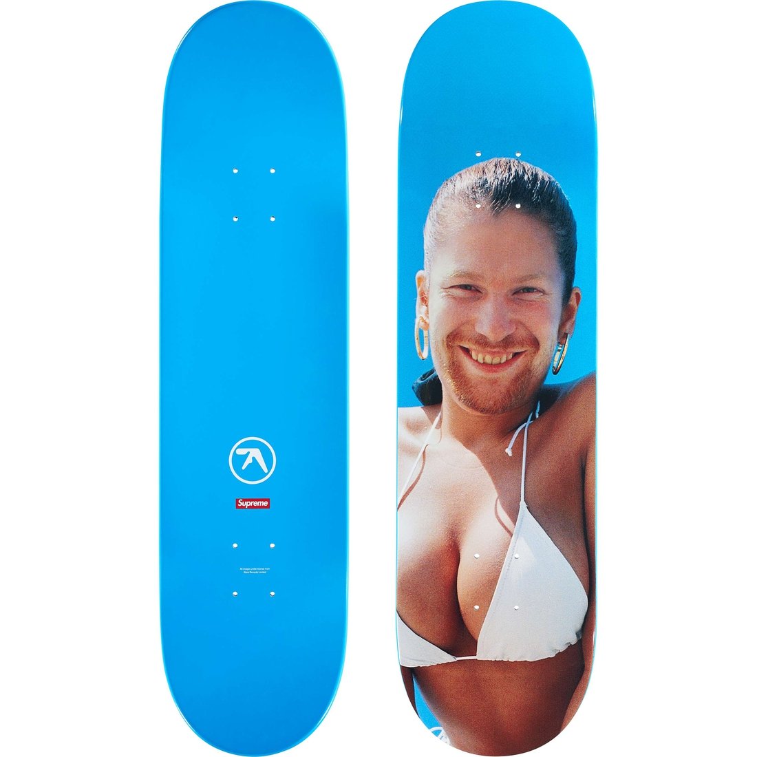 Supreme Supreme Aphex Twin Windowlicker Skateboard (SS25) - Multicolor - 8.25" x 32" - $98