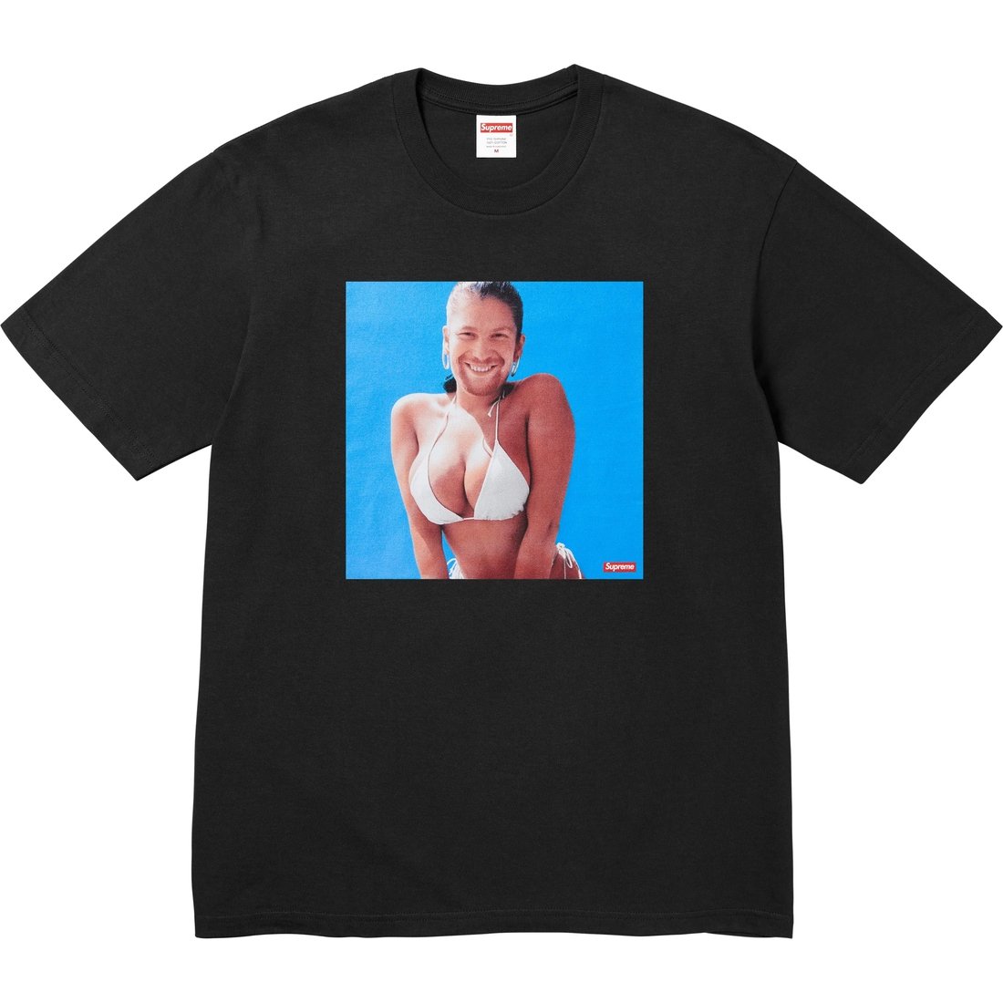 Details on Supreme Aphex Twin Windowlicker Tee Black from spring summer
                                                    2025 (Price is $54)