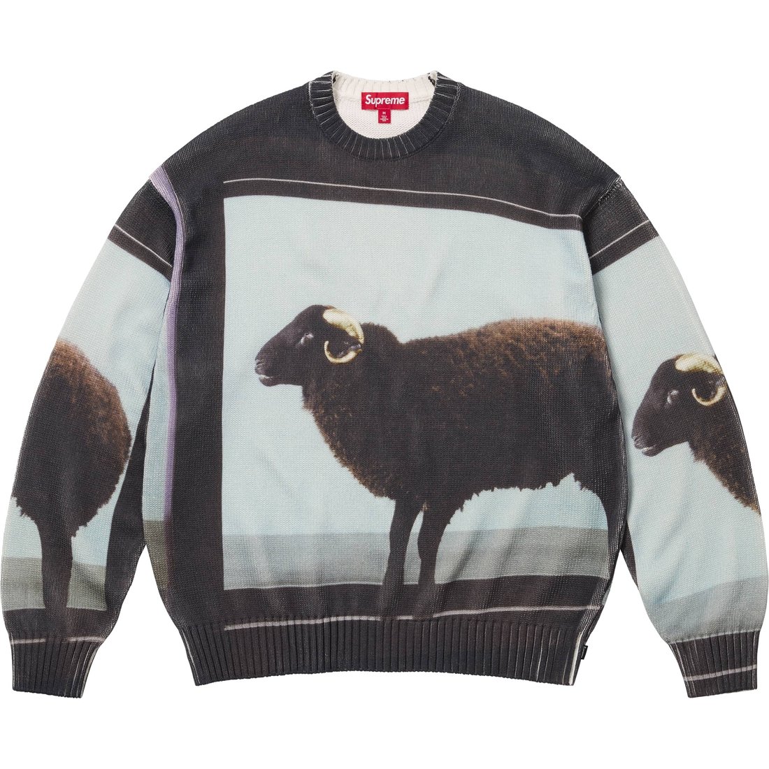 Details on Supreme Damien Hirst Sweater Black from spring summer
                                                    2025 (Price is $198)