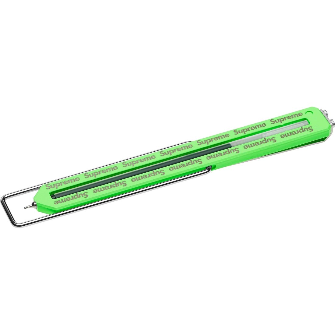 Details on Supreme CW&T Pen Type C Green from spring summer
                                                    2025 (Price is $98)