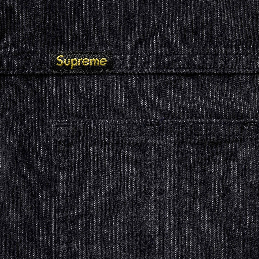 Details on Washed Corduroy Shirt Black from spring summer
                                                    2025 (Price is $148)