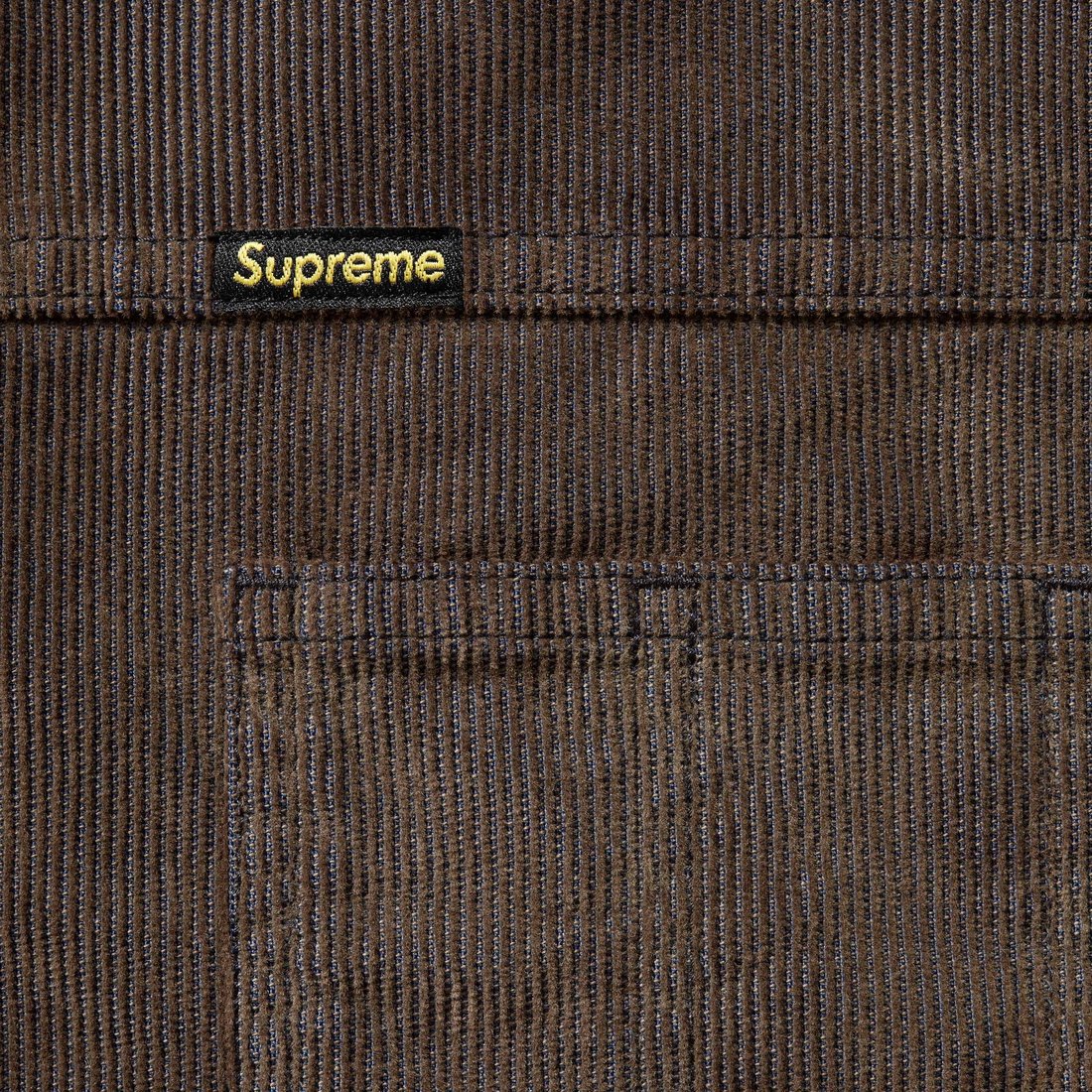 Details on Washed Corduroy Shirt Brown from spring summer
                                                    2025 (Price is $148)