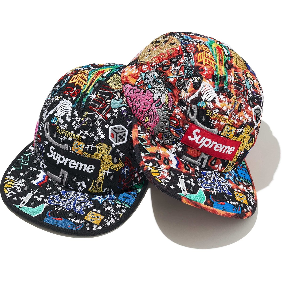 Supreme AOI Embroidered Camp Cap for spring summer 25 season