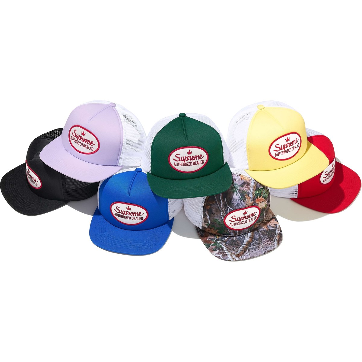 Supreme Authorized Mesh Back 5-Panel for spring summer 25 season