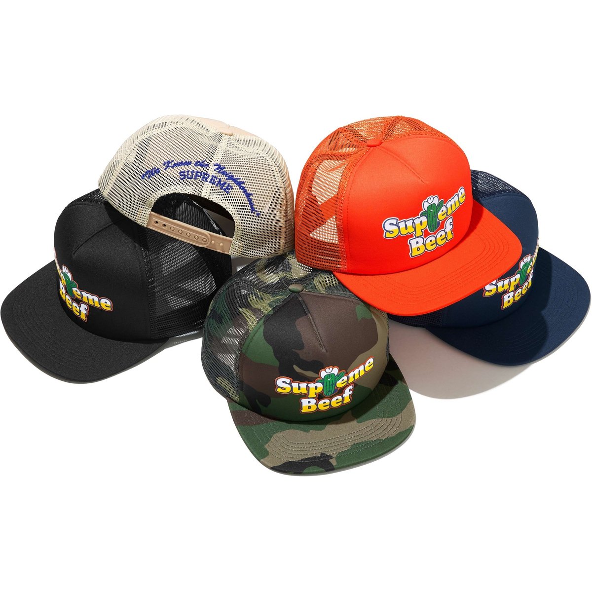 Supreme Beef Mesh Back 5-Panel for spring summer 25 season