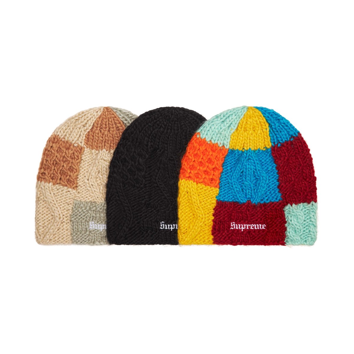 Supreme Block Knit Beanie for spring summer 25 season