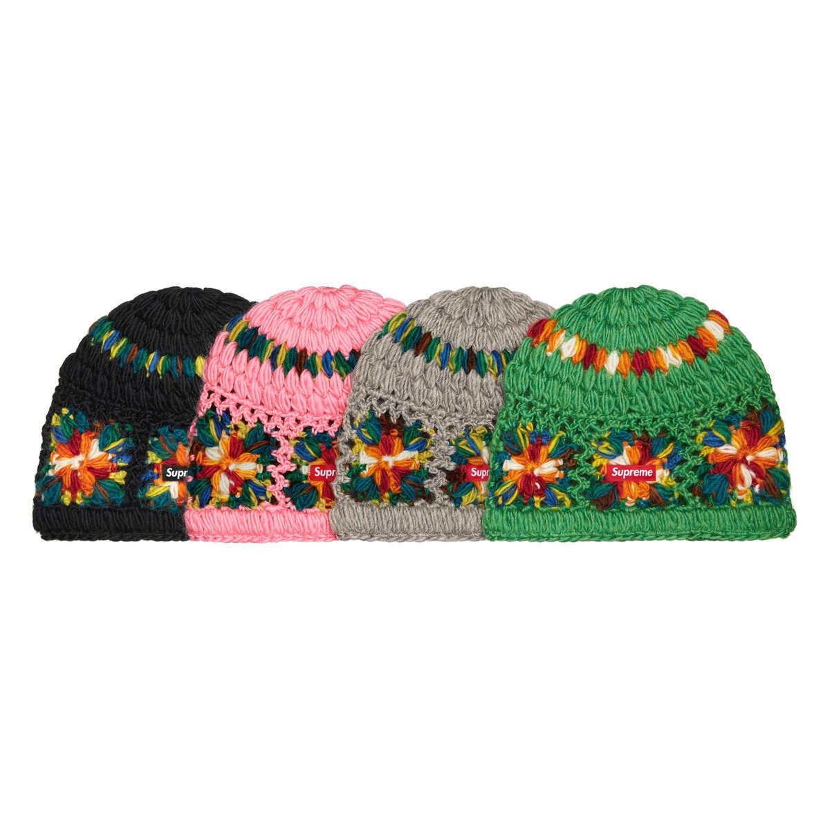 Supreme Crochet Beanie releasing on Week 1 for spring summer 2025