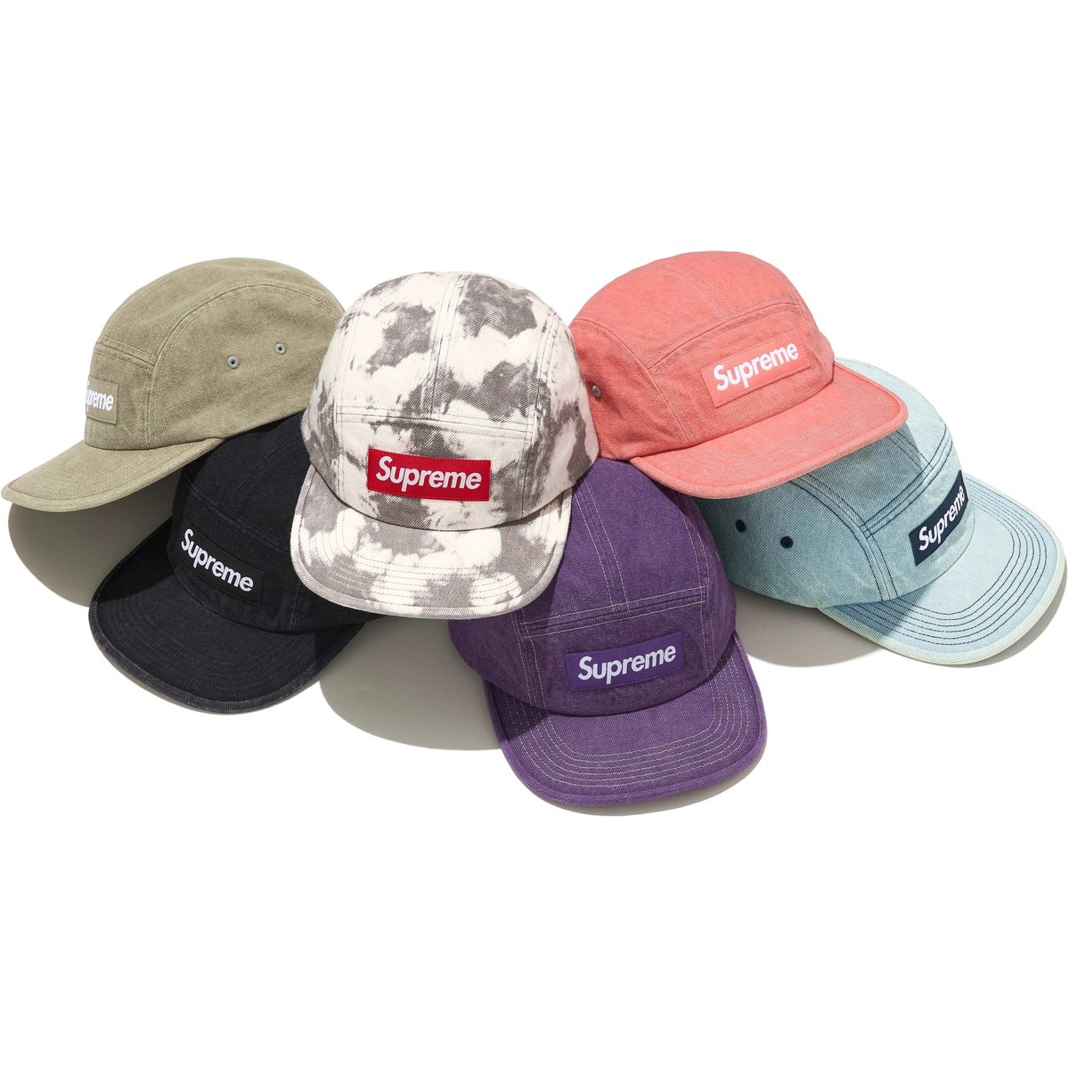 Supreme Denim Camp Cap for spring summer 25 season