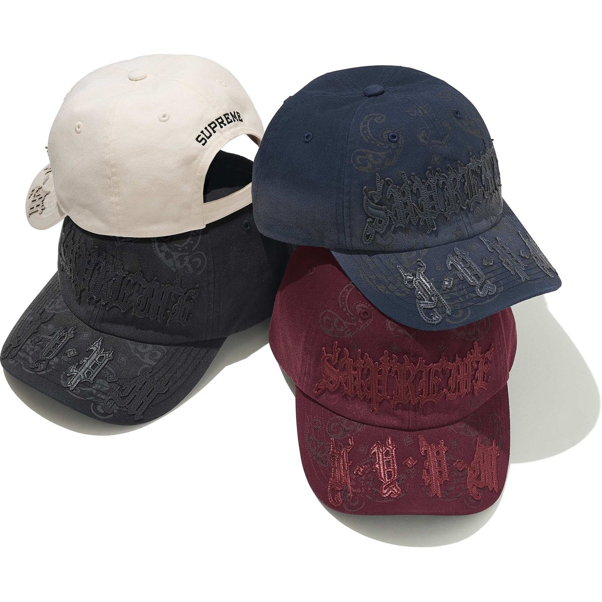 Supreme Leather Appliqué 6-Panel for spring summer 25 season