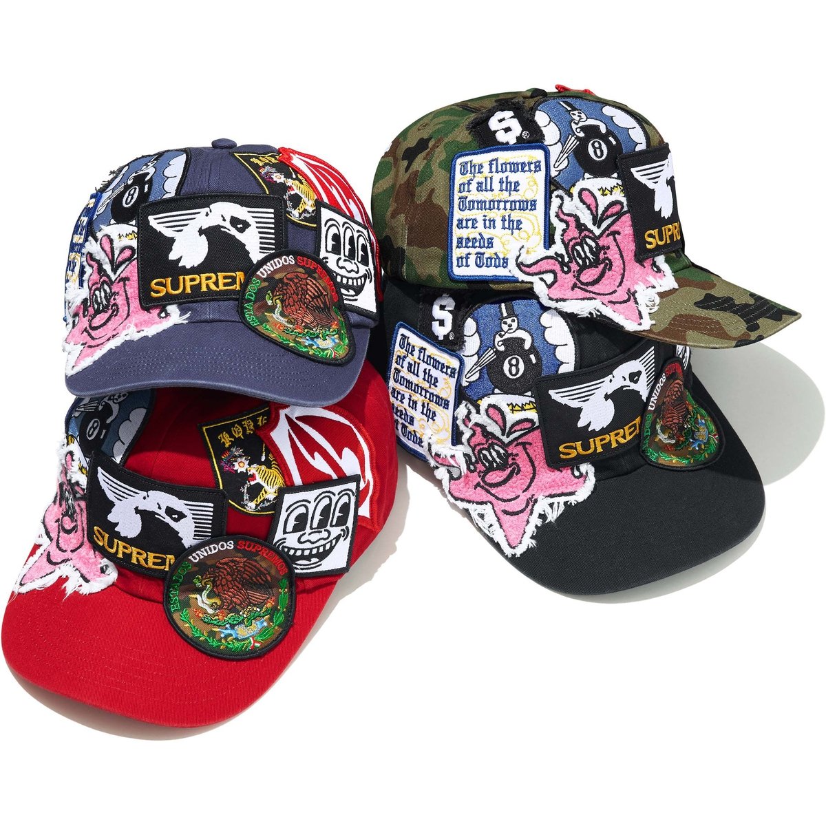 Supreme Patches 6-Panel for spring summer 25 season