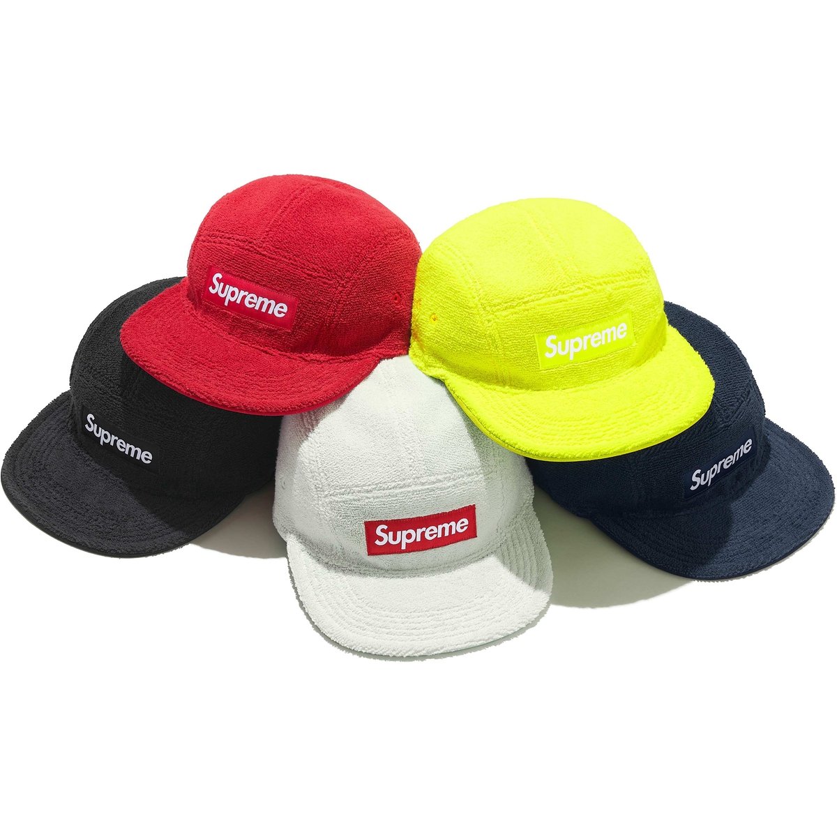 Supreme Reversible Terry Camp Cap for spring summer 25 season