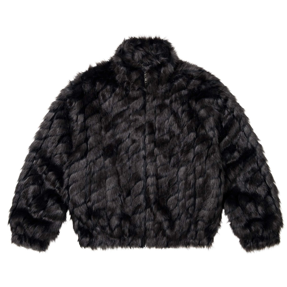 Details on 2-Tone WINDSTOPPER Faux Fur Jacket Black from spring summer
                                                    2025 (Price is $398)