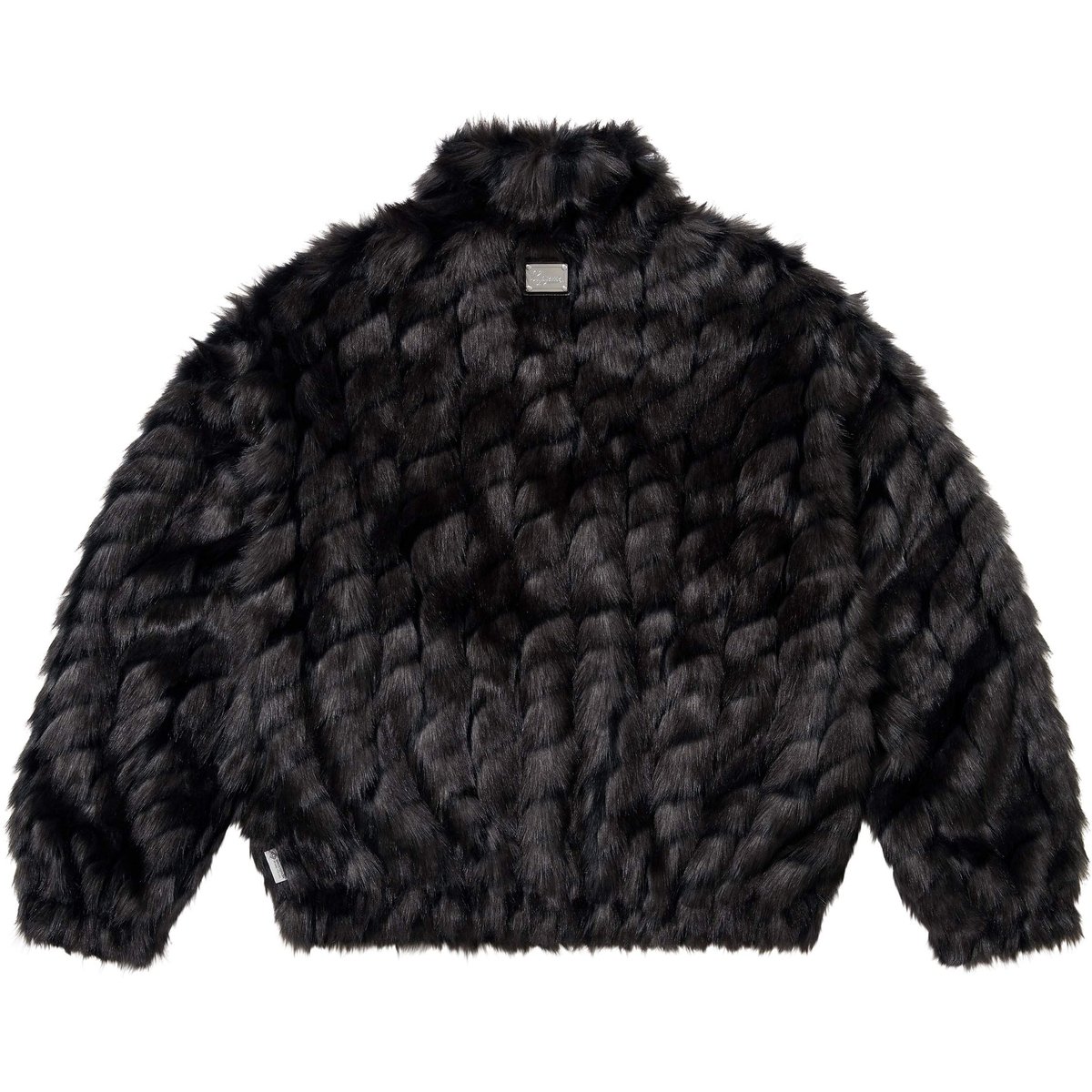 Details on 2-Tone WINDSTOPPER Faux Fur Jacket Black from spring summer
                                                    2025 (Price is $398)