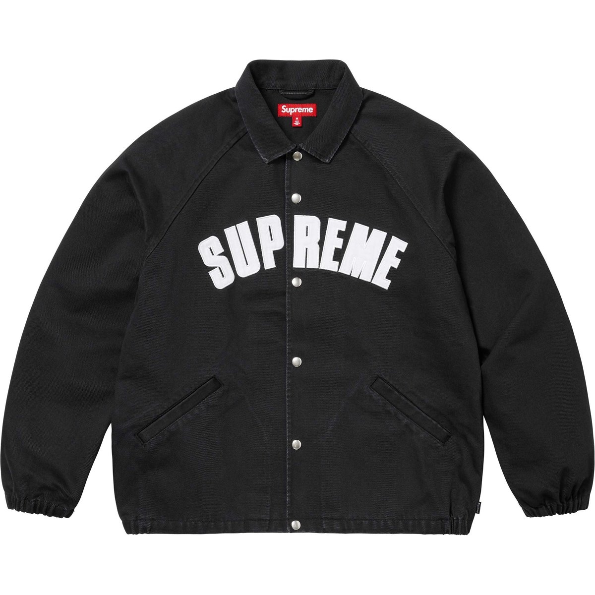 Details on Arc Denim Coaches Jacket Black from spring summer
                                                    2025