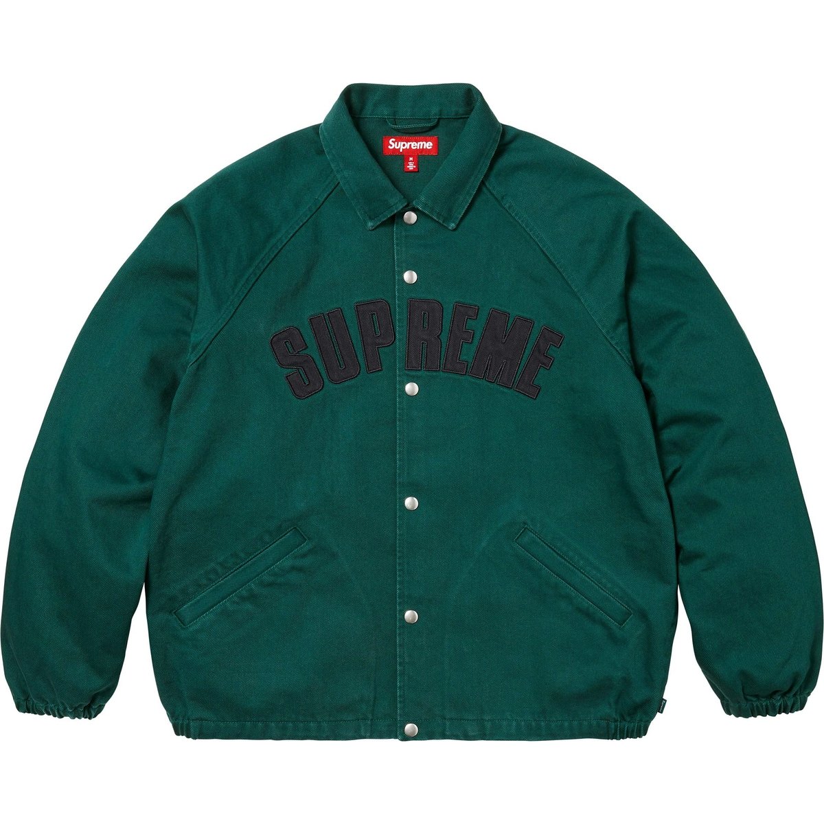 Details on Arc Denim Coaches Jacket Green from spring summer
                                                    2025