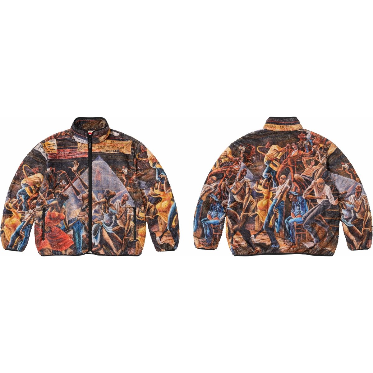 Supreme Ernie Barnes Fleece Jacket for spring summer 25 season