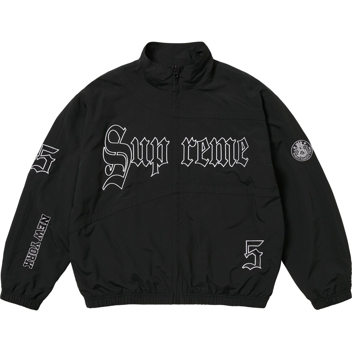 Details on Old English Track Jacket Black from spring summer
                                                    2025