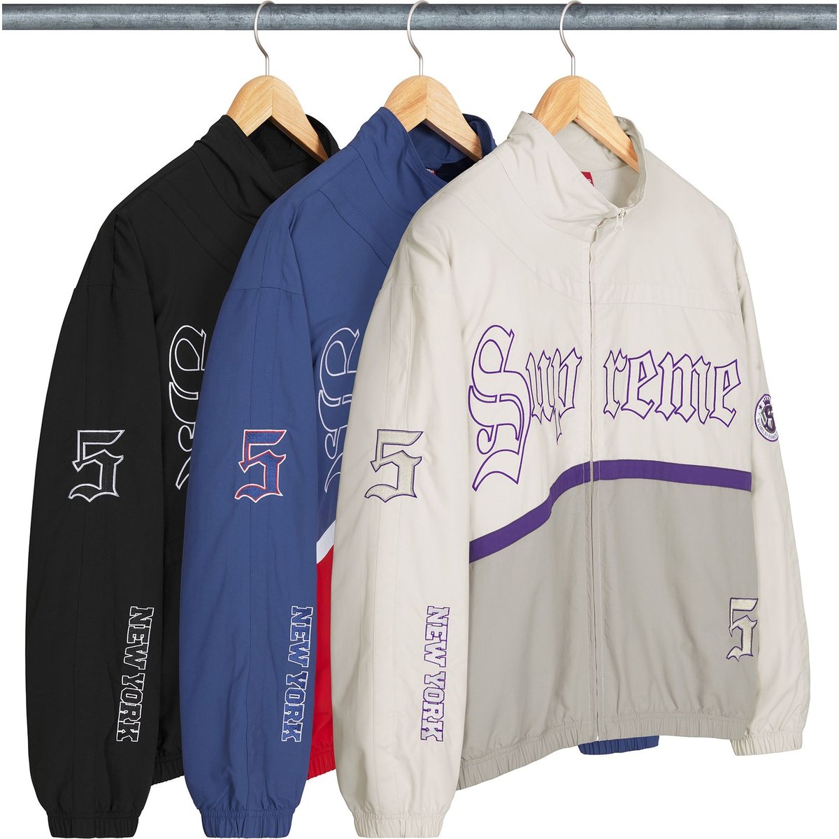 Details on Old English Track Jacket Group Shots from spring summer
                                                    2025