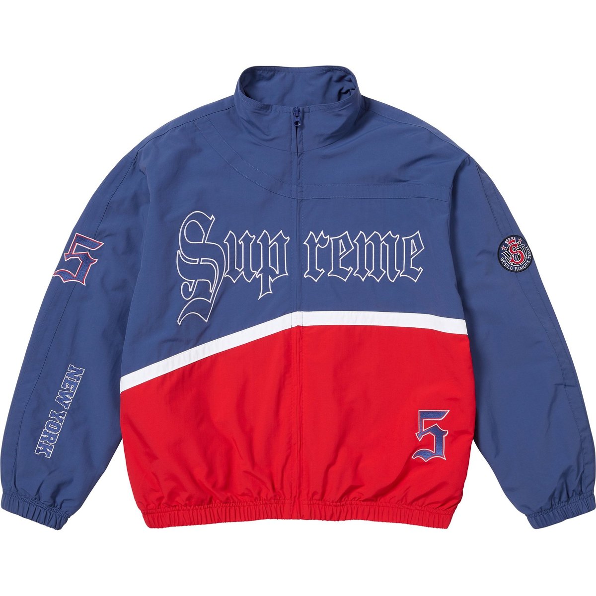 Details on Old English Track Jacket Light Navy from spring summer
                                                    2025