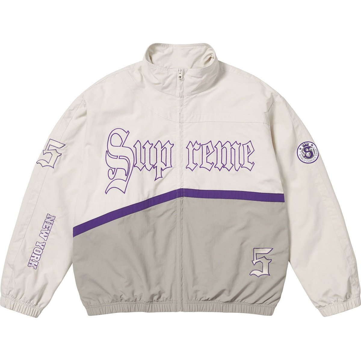 Details on Old English Track Jacket White from spring summer
                                                    2025