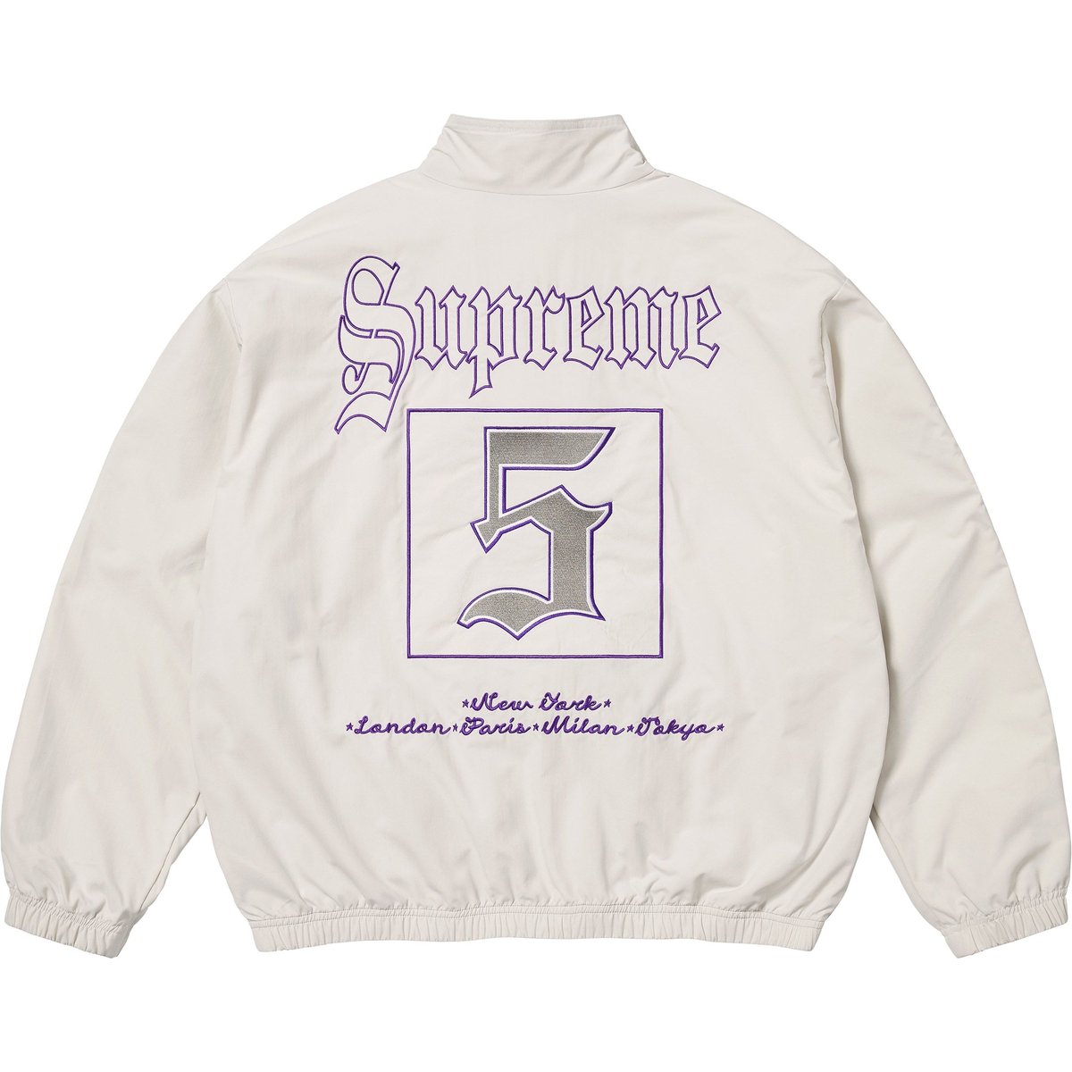 Details on Old English Track Jacket White from spring summer
                                                    2025