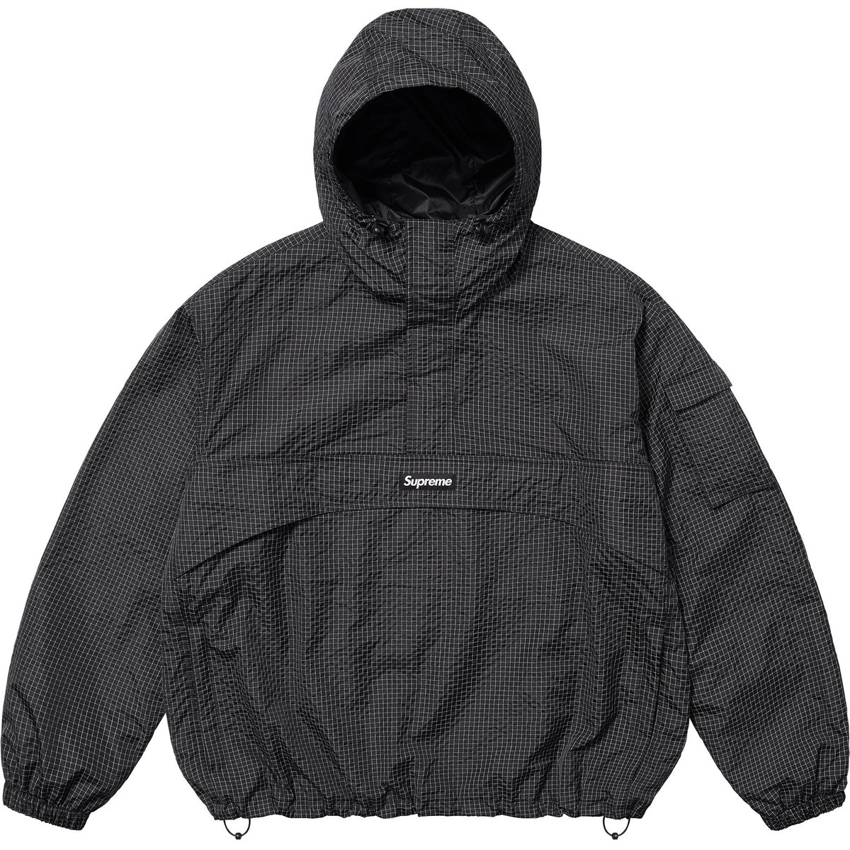 Details on Reflective Ripstop Anorak Black from spring summer
                                                    2025