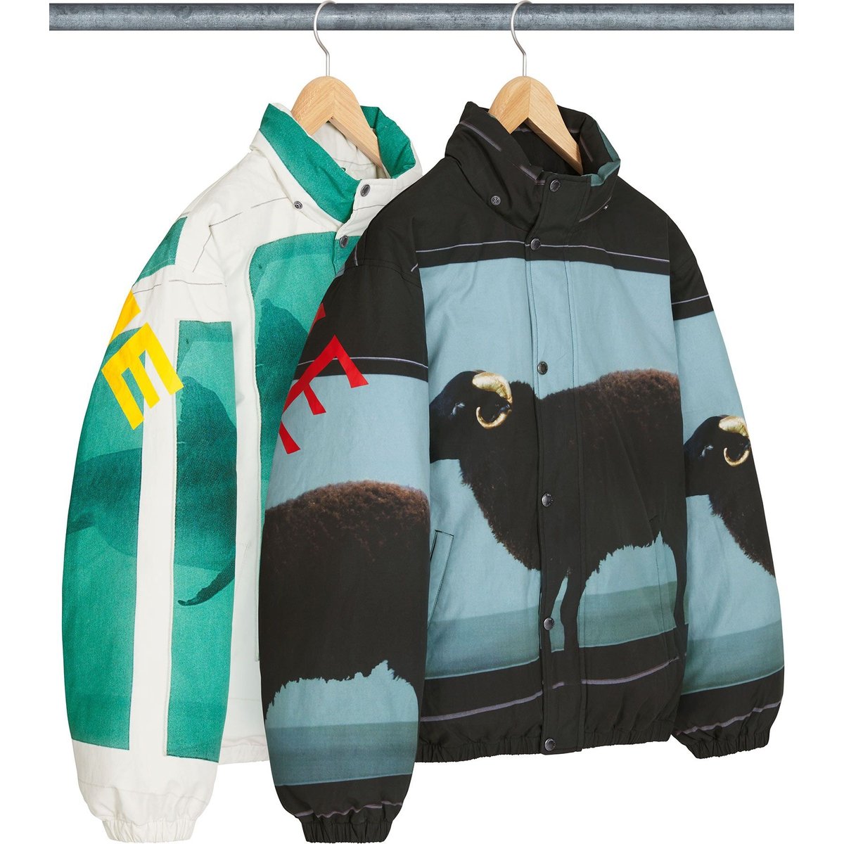 Supreme Supreme Damien Hirst Down Puffer Jacket releasing on Week 1 for spring summer 2025