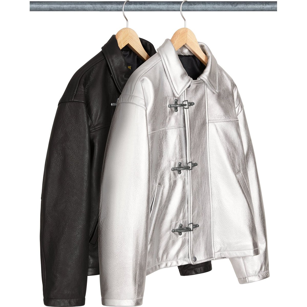 Supreme Supreme Schott Leather Clip Jacket for spring summer 25 season