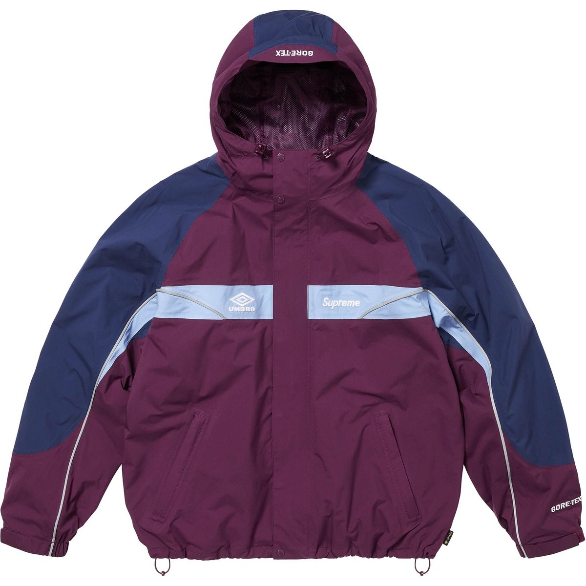 Details on Supreme Umbro GORE-TEX Hooded Jacket Dark Purple from spring summer
                                                    2025