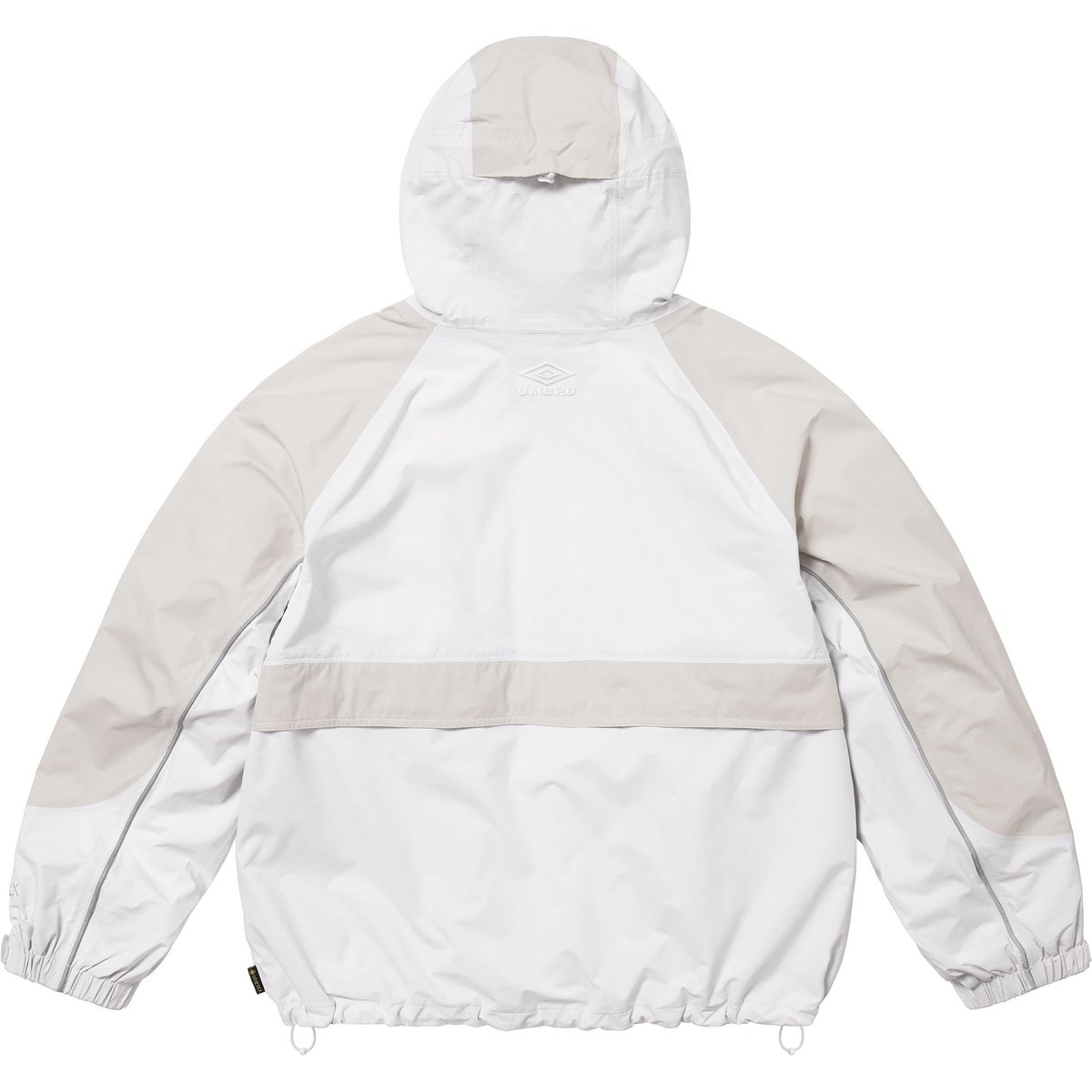 Details on Supreme Umbro GORE-TEX Hooded Jacket White from spring summer
                                                    2025