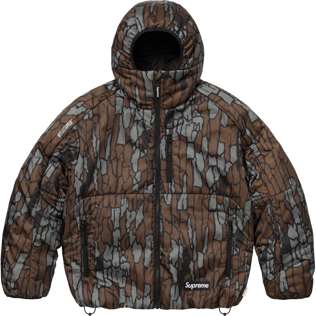 Details on WINDSTOPPER Insulated Hooded Jacket Mossy Oak® Trebark® Camo from spring summer
                                                    2025