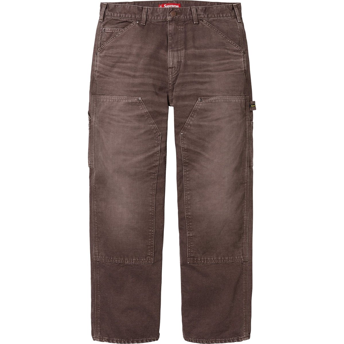 Details on Worn Double Knee Painter Pant Brown from spring summer
                                                    2025