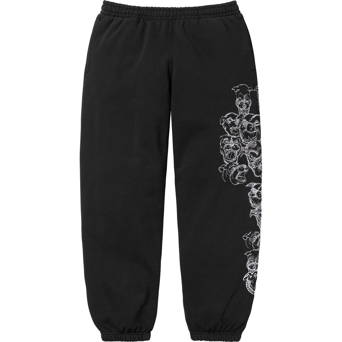 Details on Pitbulls Embroidered Sweatpant Black from spring summer
                                                    2025