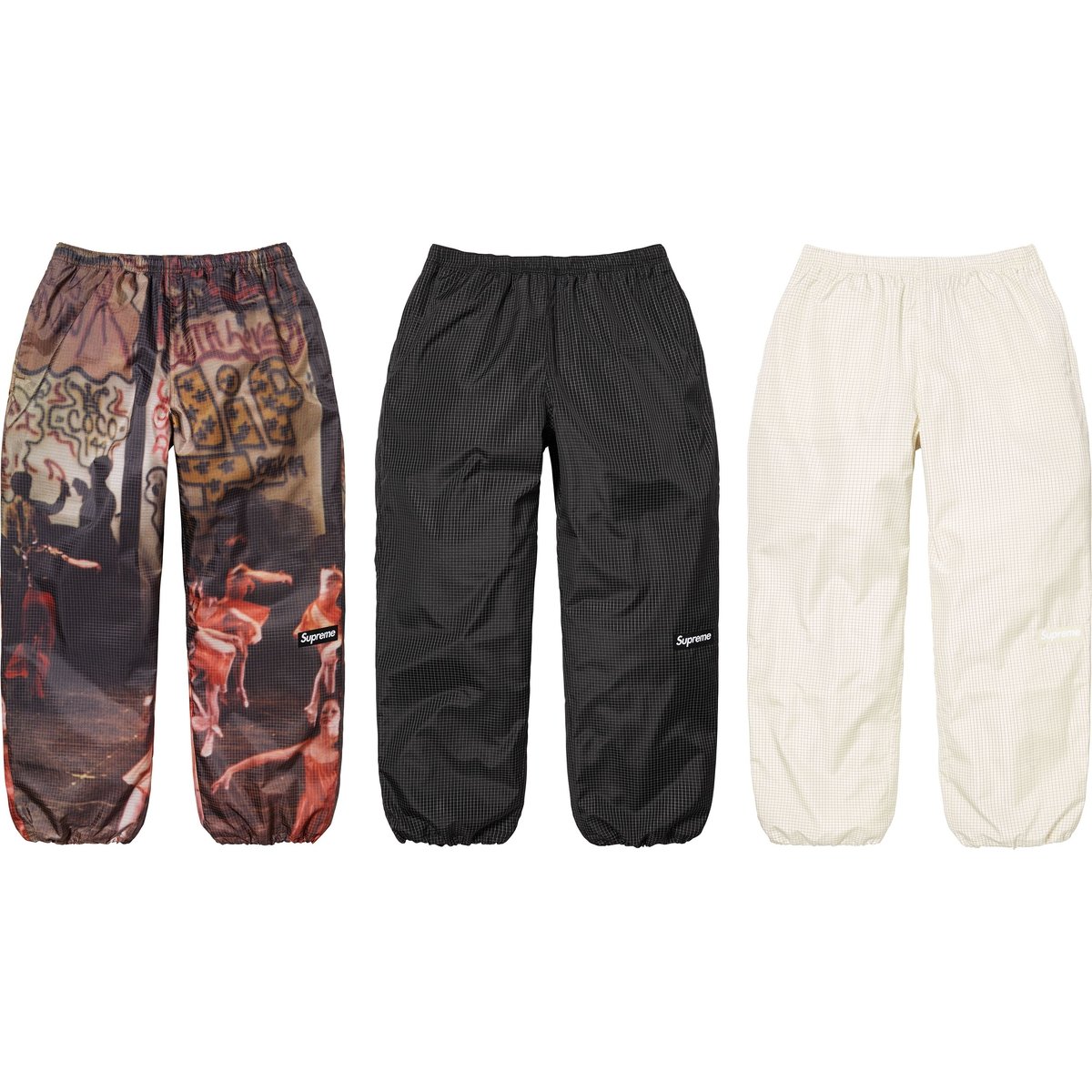 Details on Reflective Ripstop Track Pant Group Shots from spring summer
                                                    2025