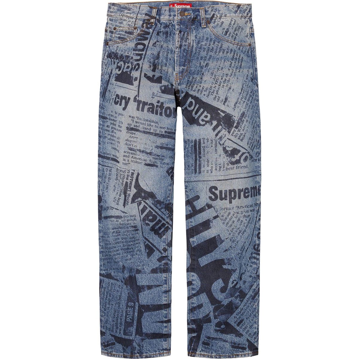 Details on Regular Jean Newspaper from spring summer
                                                    2025 (Price is $158)