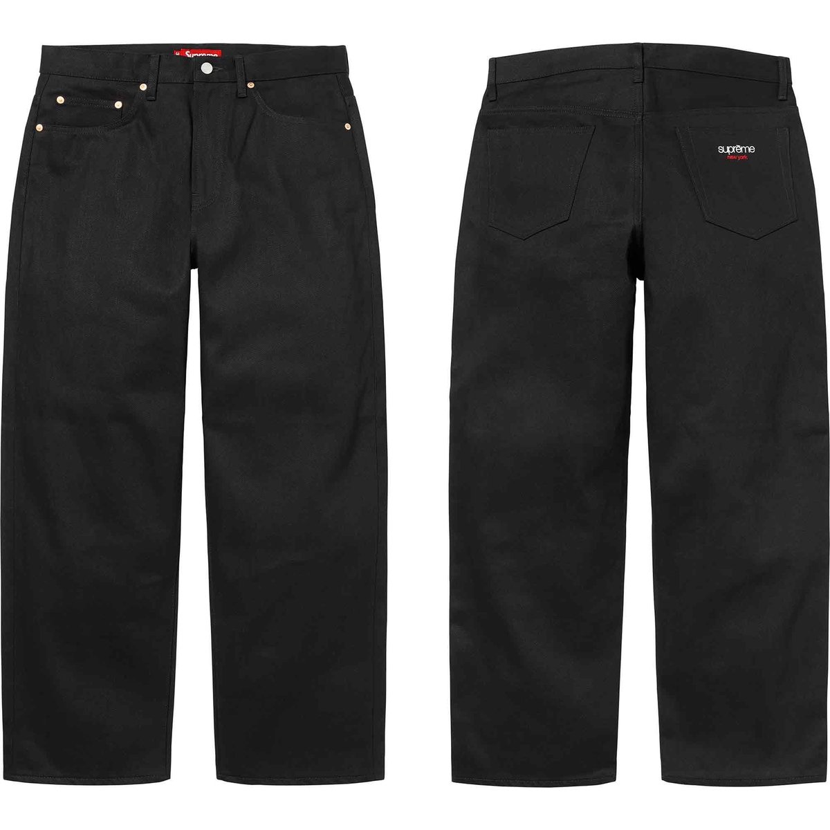 Details on Rigid Baggy Selvedge Jean Rigid Black from spring summer
                                                    2025 (Price is $198)