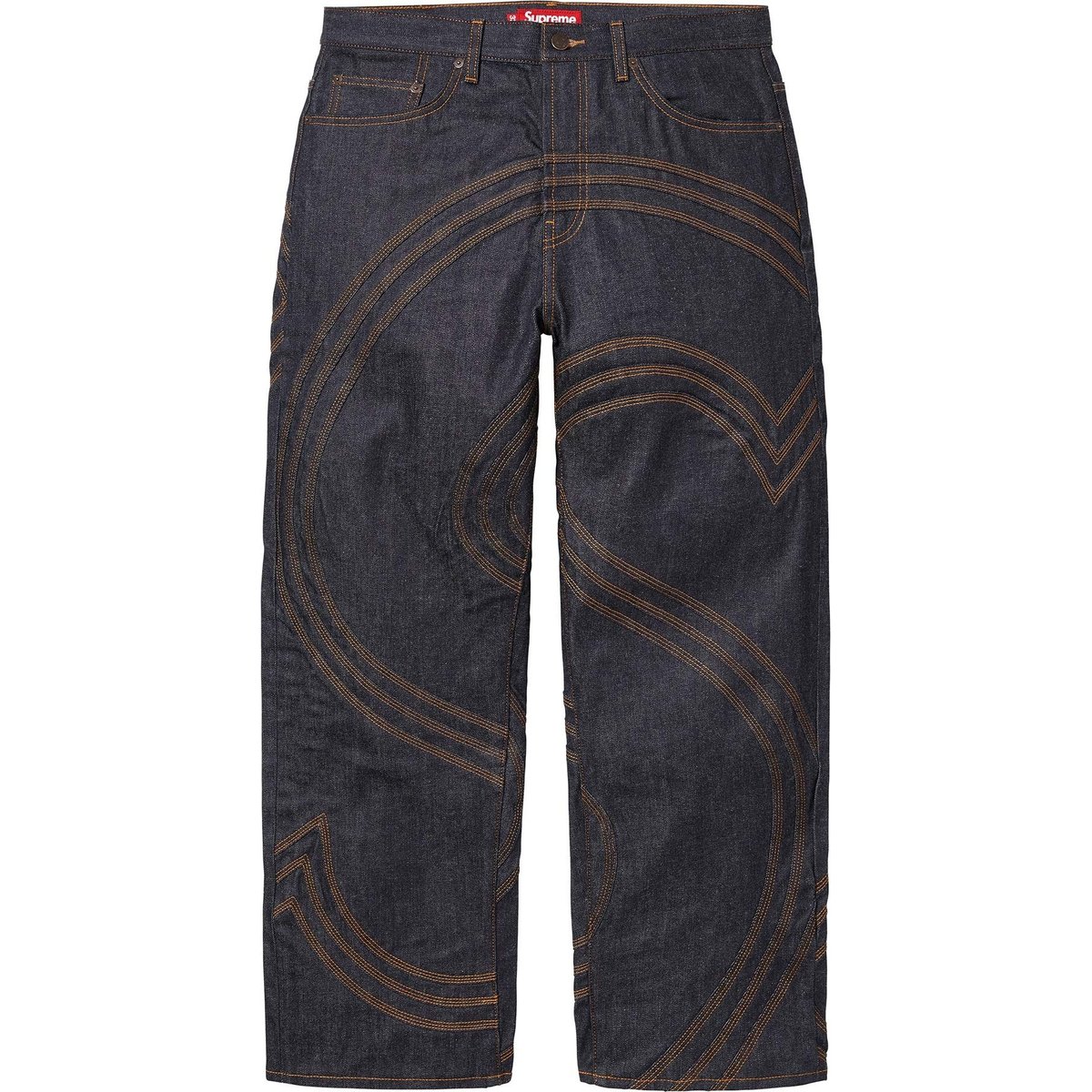 Details on S Logo Rigid Baggy Jean Rigid Indigo from spring summer
                                                    2025