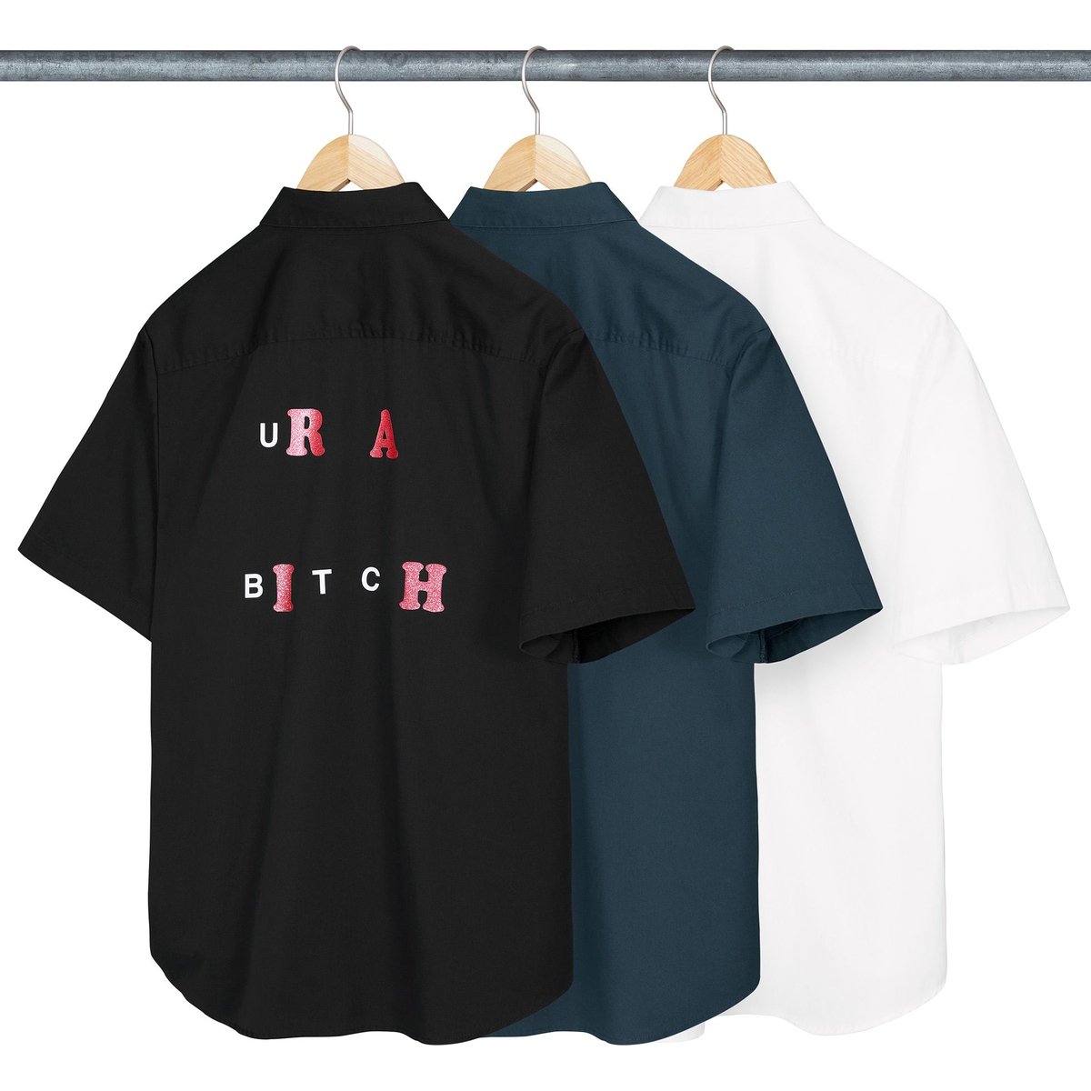 Supreme Bitch S S Work Shirt for spring summer 25 season