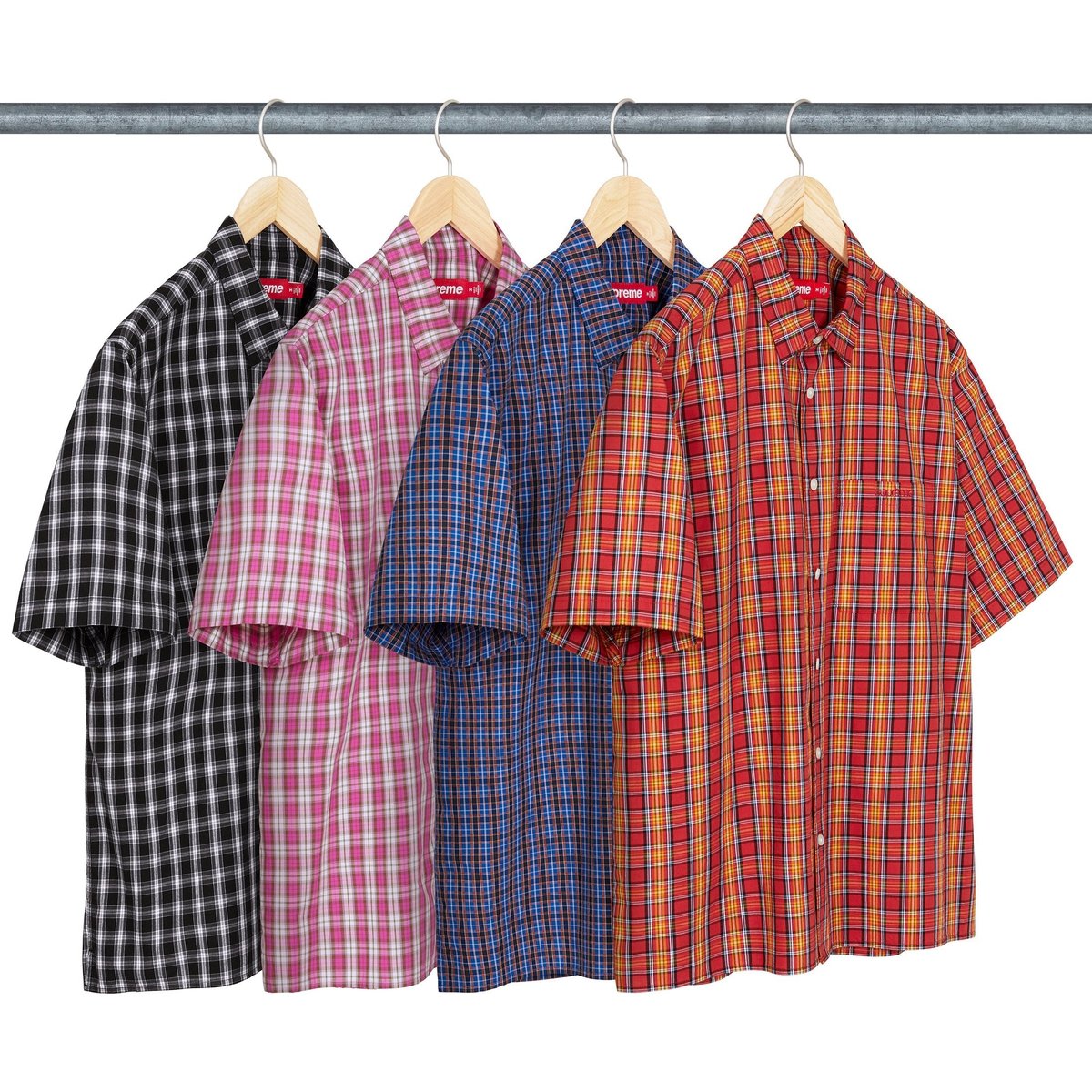 Supreme Mini Plaid S S Shirt for spring summer 25 season