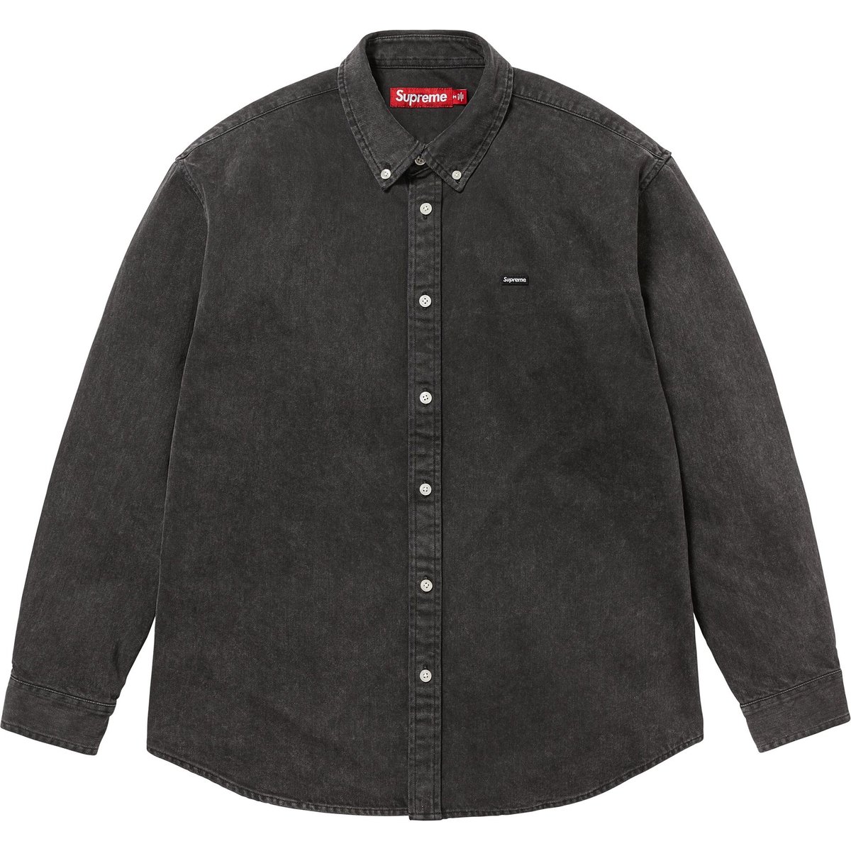 Details on Small Box Denim Shirt Black from spring summer
                                                    2025 (Price is $138)