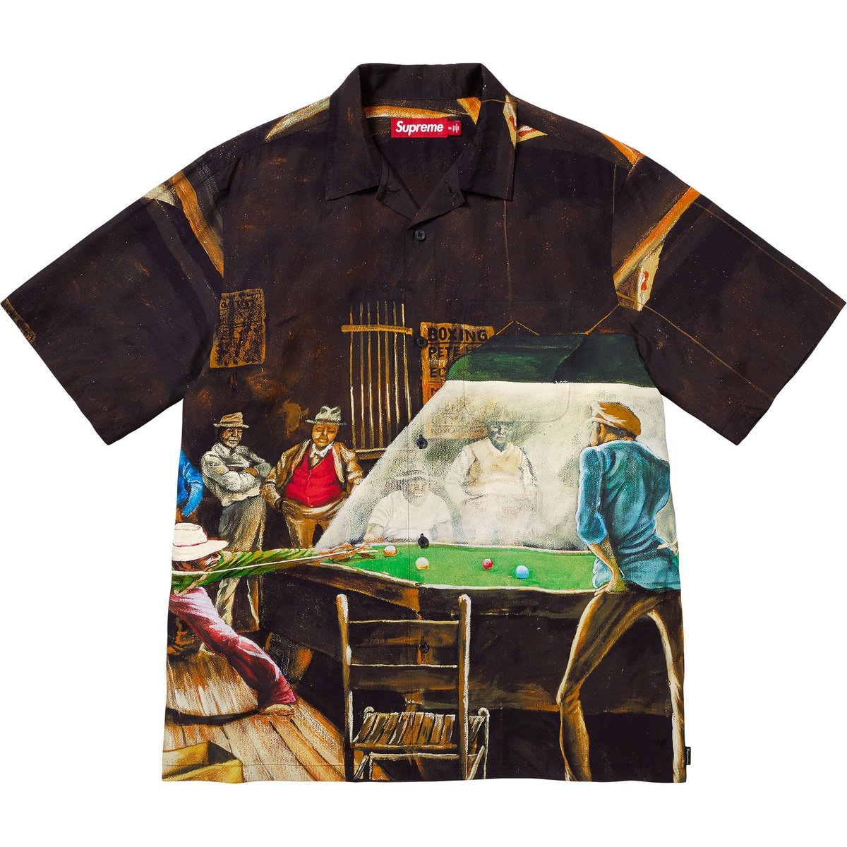 Details on Supreme Ernie Barnes S S Shirt Pool Hall from spring summer
                                                    2025